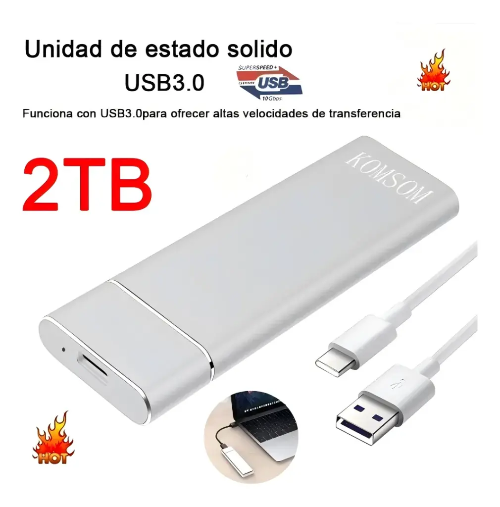Memoria SSD Portatil 2 TB